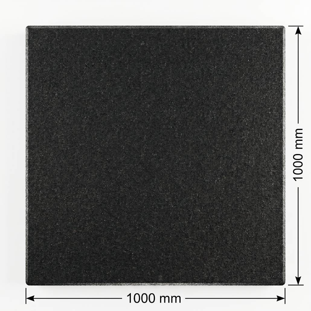 Loseta de Caucho FLEXSPORT NEGRA 1000X1000 CM - Imagen 3