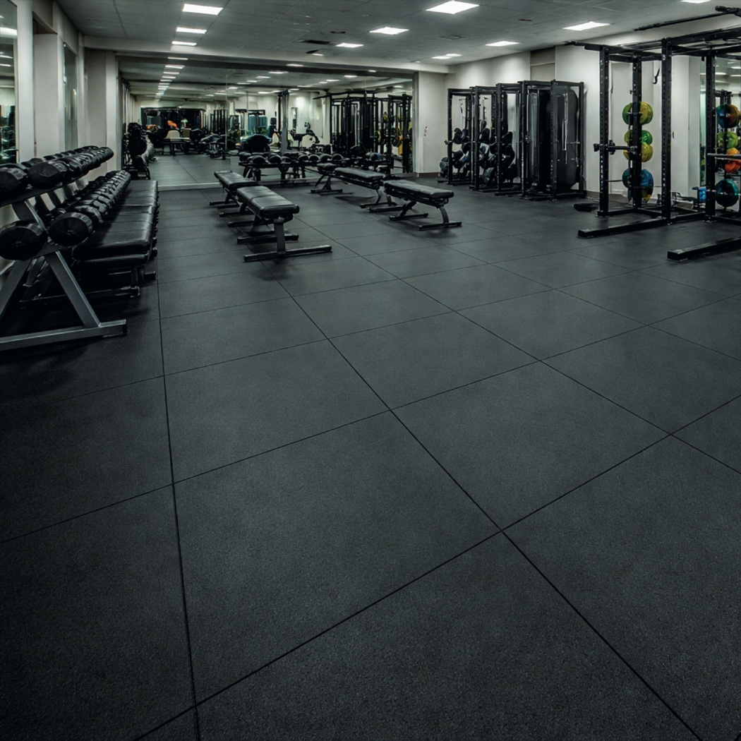Loseta de Caucho FLEXSPORT NEGRA 1000X1000 CM - Imagen 6