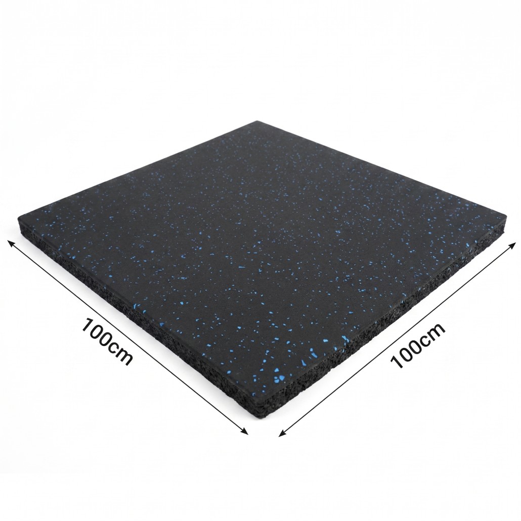 Loseta de caucho GYM ACTIVE AZUL con EDPM 1000X1000 MM - Imagen 4