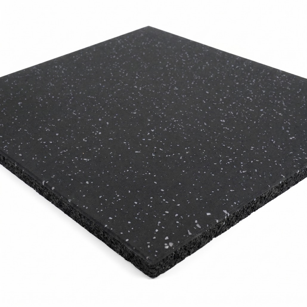 Loseta de caucho GYM ACTIVE GRIS con EDPM 1000X1000 MM