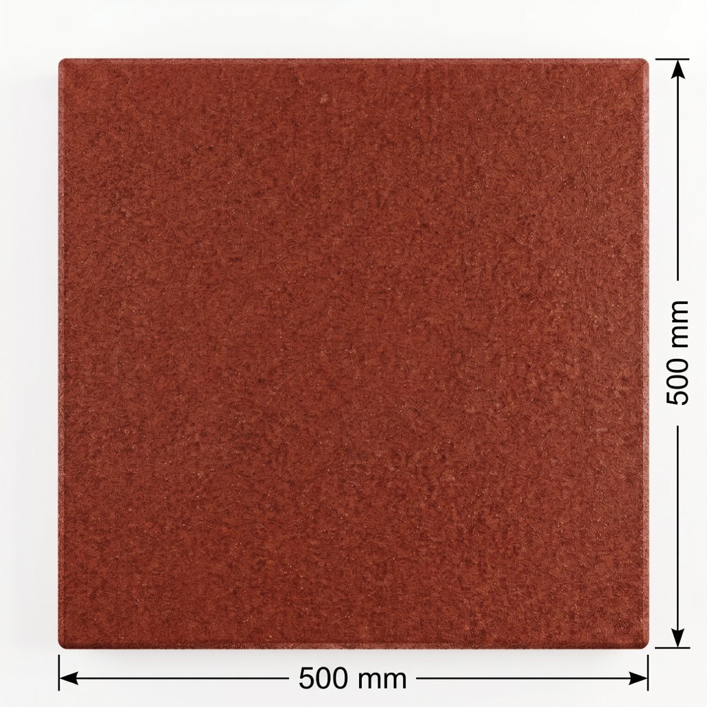 Loseta de Caucho CORE ROJA 500X500 CM - Imagen 3